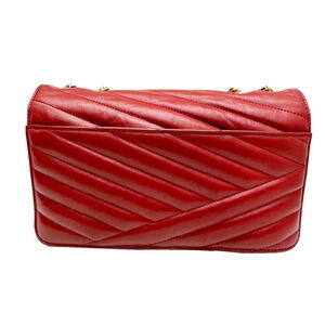 Chanel Red Gabriel Chain Shoulder Beige Lambskin Bag